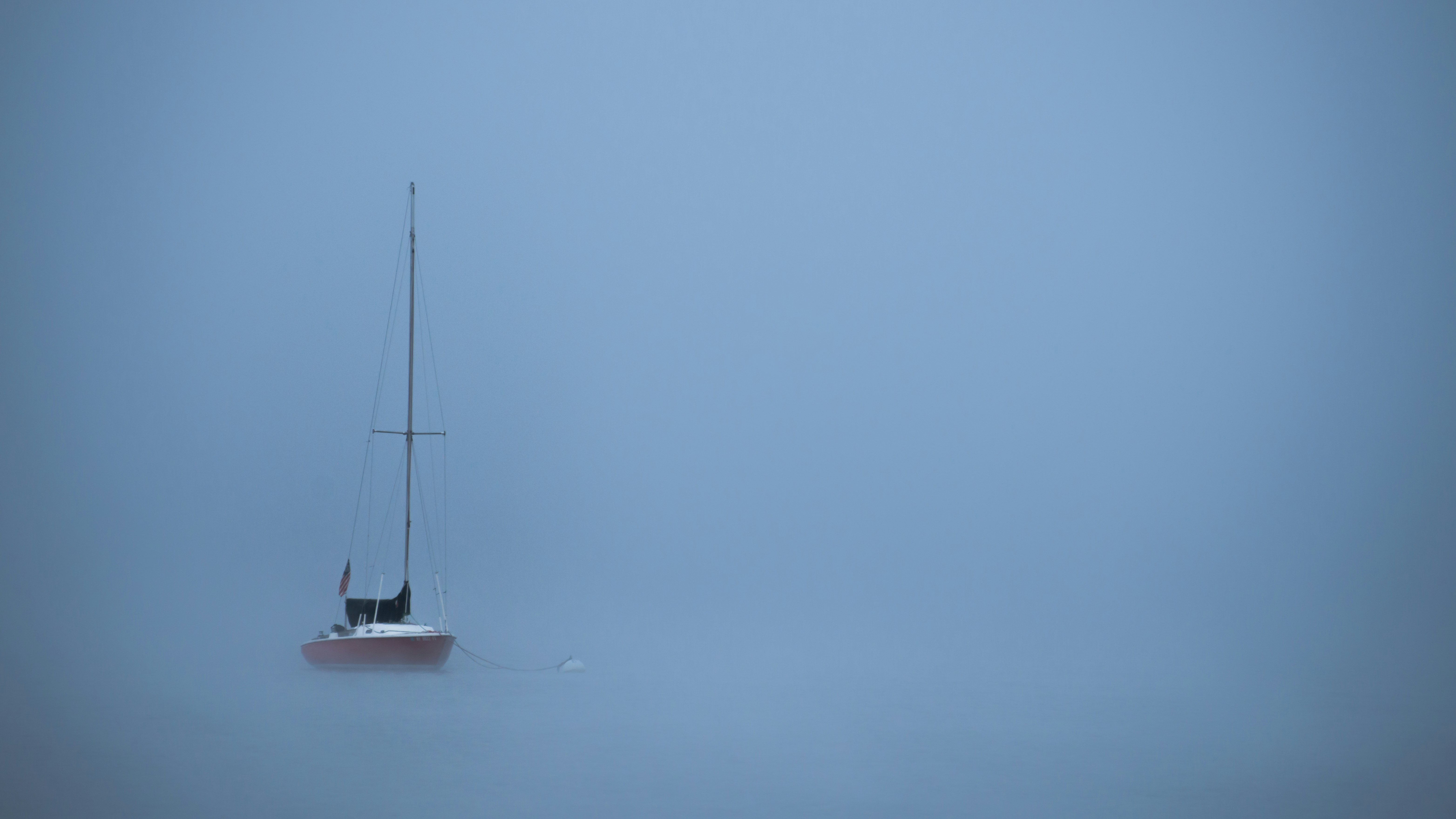 photography of white boat